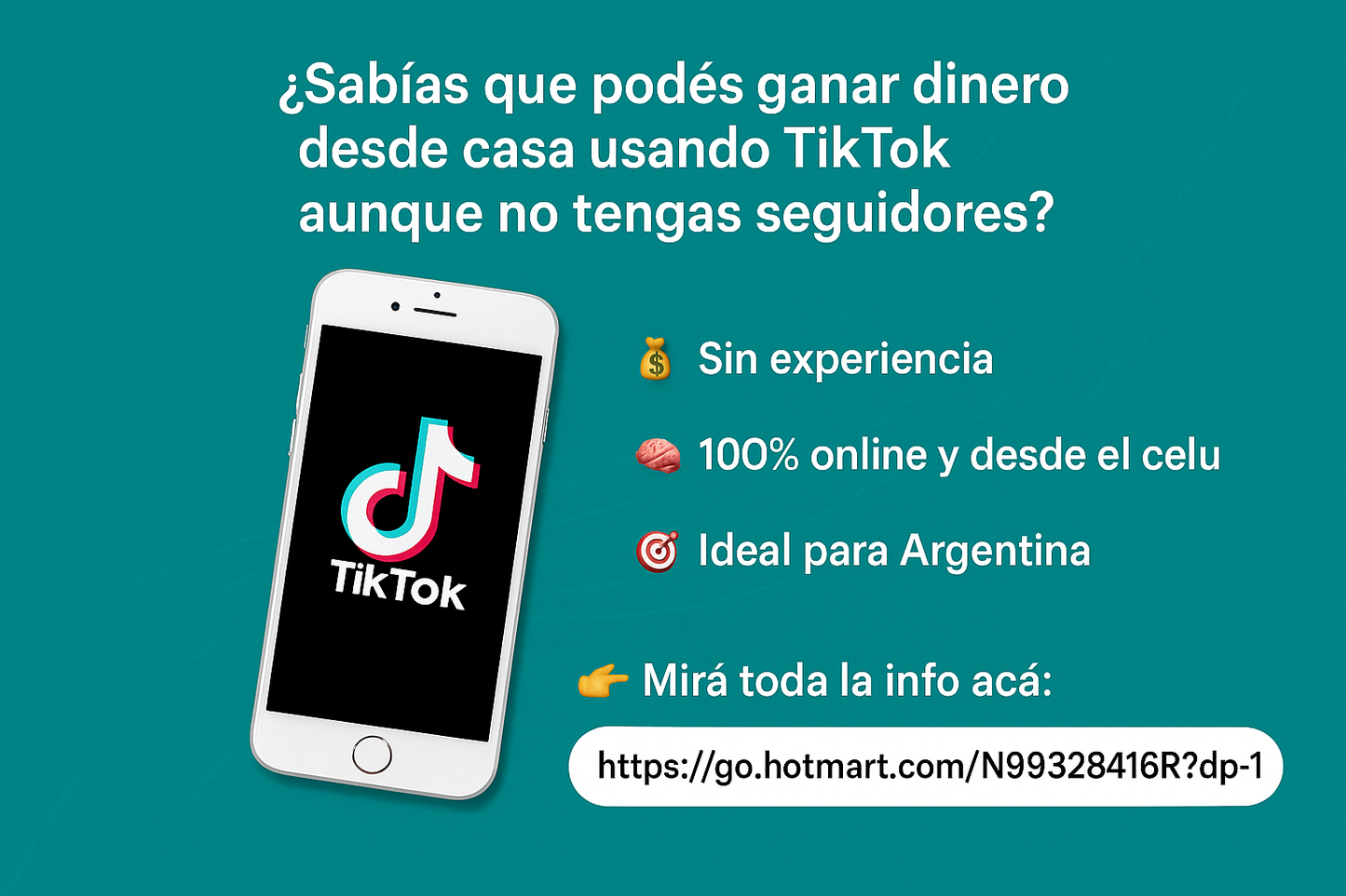 Aprendé a dominar TikTok desde cero y convertí tu celular en una fuente de ingresos.